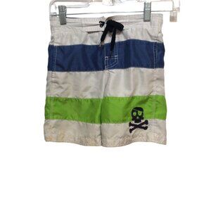 Est 1989 Place  Swim Trunks   Small Boys  Green skuG